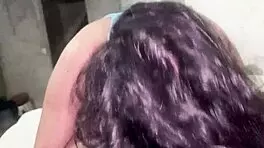 after cleaning blowjob, cute young couple explores submissive adventures with deepthroat