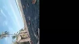 Latina Young 18+ Bent Over For Big Cock Doggystyle Fucking On Beach