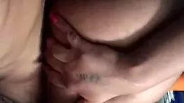 Young amateur with big ass bounces on big black cock in passionate encounter.