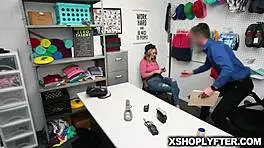 security guard fucks adira allure's sweet mouth and pussy