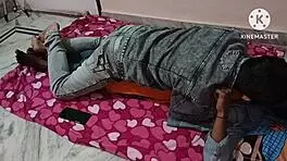 Girlfriend And Wife Enjoy Bedroom Time