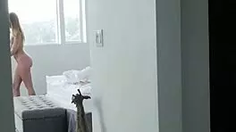 Creampied teen stepsister swallows interracial cum