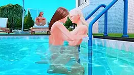 Young Wife Explores Relationship With Futanari Girlfriend In Sims 4 Anime Hentai