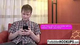 Busty Blonde Encounters Step-Brother's Huge Surprise