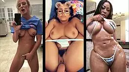 Horny teen 18+ feels intense pleasure as lesbian best friend licks her pussy