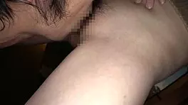 This cute teen slut gives oral orgasm on homemade big ass.