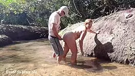 Wife gets oral from site owner by river