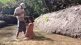 Wife gets oral from site owner by river