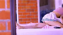 the friend's mother lights up the apartment with her tender smile