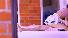 the friend's mother lights up the apartment with her tender smile