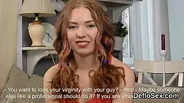 she fingers her virgin slit to orgasm.