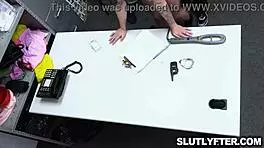 Shoplifter Bella Luna Meets Officers Joshua Lewis And Tyler Cruise For Cavity Search