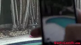 Teen 18+ Stepsister's Mouth Filled With Cum From Monster Cock In High Definition Pov Hardcore