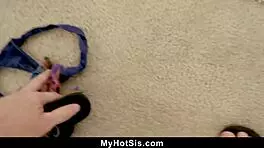 Sexy Stepsister Hannah Hawthorne Licks And Kisses Her Stepbro's Cock!