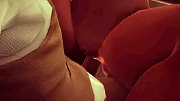 3D anime girlfriend enjoys intimate moments uncensored