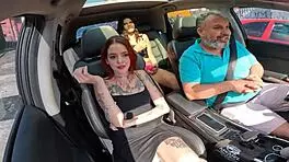 carona com a carioca rainha bibs fazendo loucuras nas ruas de s�o paulo with dirty talk and small tits