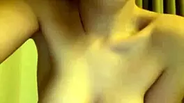 alessandra figures out how to shake her tits with slower moves