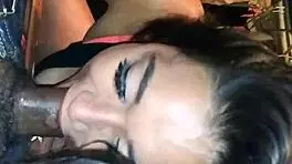 la teen 18+a swallows a full load. her tattooed body craves that latina heat.