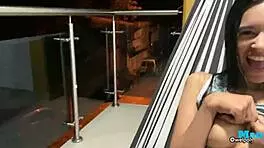 Outdoor Anal Sex On Balcony!