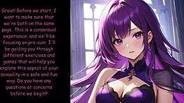 Mira Guides Beginner In Hentai CEI Training Part 1