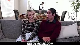 Needymoms - family thanks giving dinner with step sis - ava sinclaire