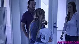 Unexpected encounter with Skylar Snow and Alita Lee in reality setting.