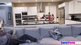 Asian teen footballer and bffs fuck the big cocked coach