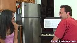 Teenage Amateur Rides Cock In Highsocks