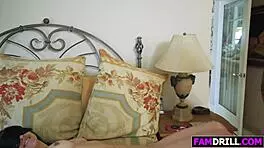 Lily Jordan gets slammed in ass by stepbrother and friend with big cocks