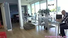 Teen Domina Pegging Her Lover's Ass In Fetish Close-Up