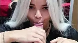 White Wolf Ofc - White Moon Sucked My Balls To The Head