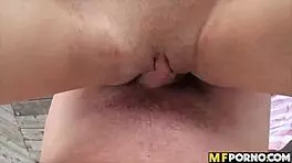 FUCKING that SKINNY LATINA in PUBLIC!