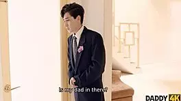 Daddy4k, this mature guy teaches sweet bride real sex tricks before her big ceremony