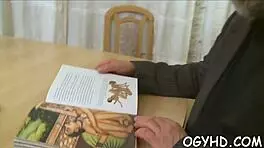 young teen 18+ sucks old pecker in pov hardcore