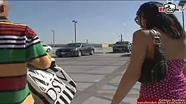 skinny brunette teen with small tits and a pierced pussy