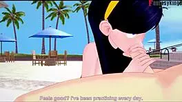 Violet Parr's Emotional Bikini Footjob And Blowjob POV In Incredibles Hentai