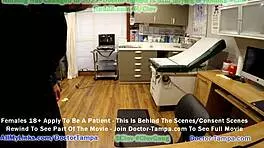 Doctor Tampa Examines Channy Crossfire in Twisted Dystopian Clinic with Nurse Stacy Shepard
