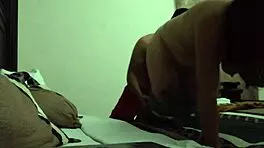 Wife enjoys big tits and ass while husband works 😘