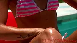 slender stepdaughter dani blu teases stepdad and lets him slide his big dick in 😏