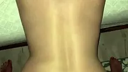 WHITE GIRL WITH AN AMAZING ASS RIDES DICK REVERSE COWGIRL THEN GETS FUCKED BAREBACK FROM BEHIND BEFORE TAKING A HUGE CUMSHOT ON HER PERFECT ASS