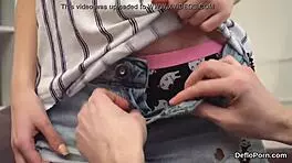 I stretch my slim pussy and lose my virginity