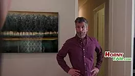 Lady Keeps Door Open for Stepdaughter