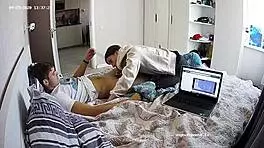 Amateur Brunette European Chick Babe Excels at Sucking and Handjob