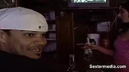 teen with big cock gets cumshot on small tits and ass