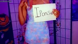 Ebony horny african nigerian american teen 18+ babe loves doing dirty stuffs in the dark