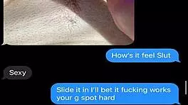wife sexting about kinky threesome 😈