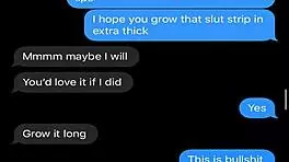 wife sexting about kinky threesome 😈