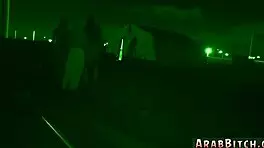 Little Arab Teen Girl Sneaks Into Army Base For High Definition Blowjob Reality Scene.