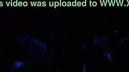 Carrie B feels intense emotions during blacklight sex