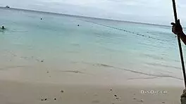 Adventures on the Island with Hot Hotel Sex. Cumshot on Her Face!